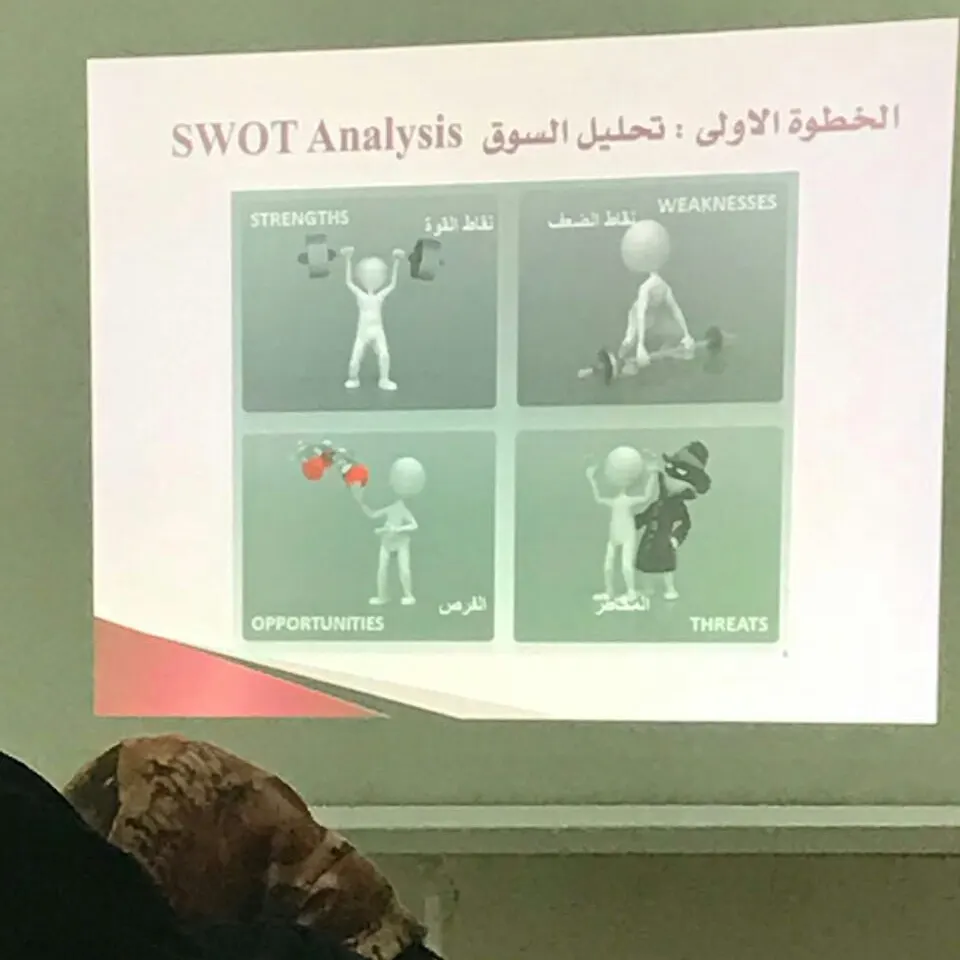 الفرج تستعرض تأسيس المشاريع بمركز تنمية القطيف