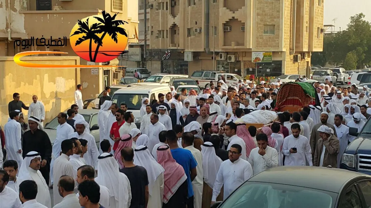 بالصور .. جموع غفيرة تشيع ضحيتي حريق المجيدية