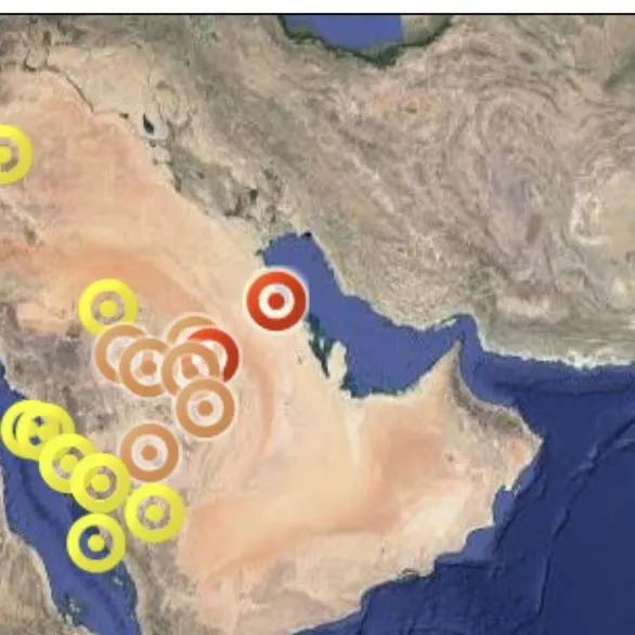 الأرصاد تطلق التحذير الأحمر: ظاهرة جوية على الخرج والشرقية