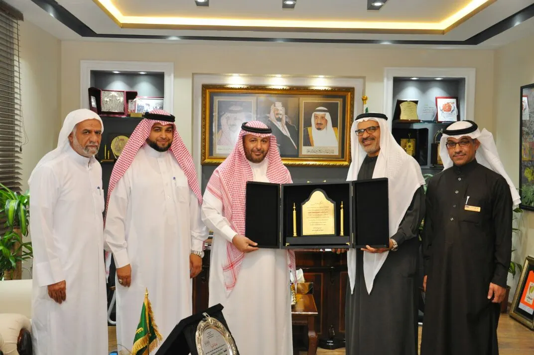 العليط يستقبل خيرية مضر وإدارة تألق