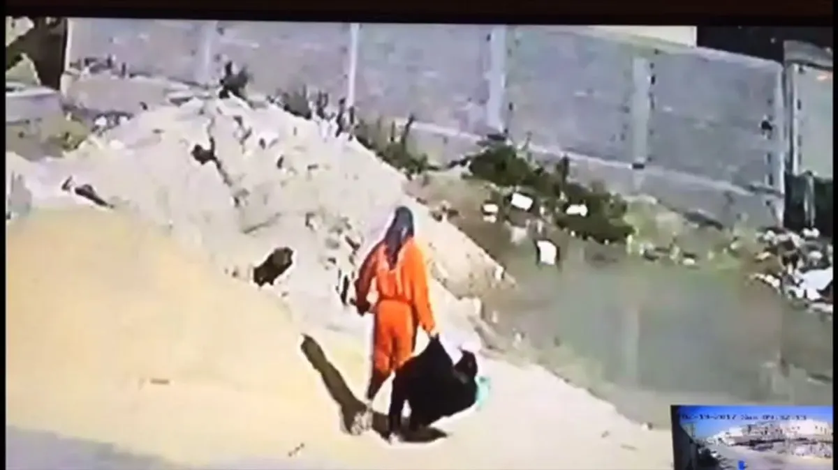 فيديو: كاميرات المراقبة ترصد تصرفات غريبة لعمّال نظافة!!