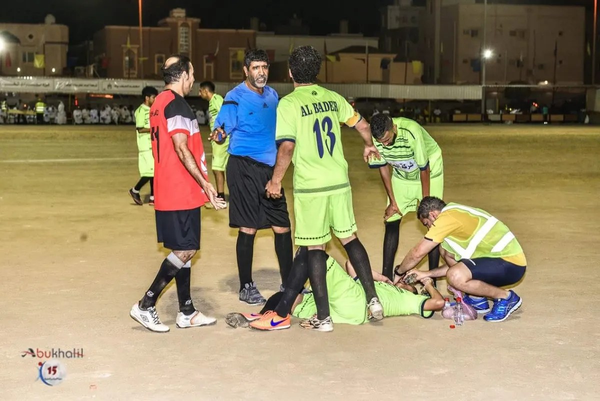 القطيف..رعاية طبية للاعبي دورة الجراري الخيرية