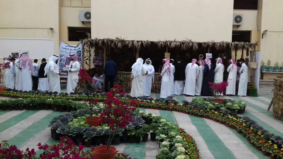 بالصور «مدرستي بستاني» في جارودية القطيف