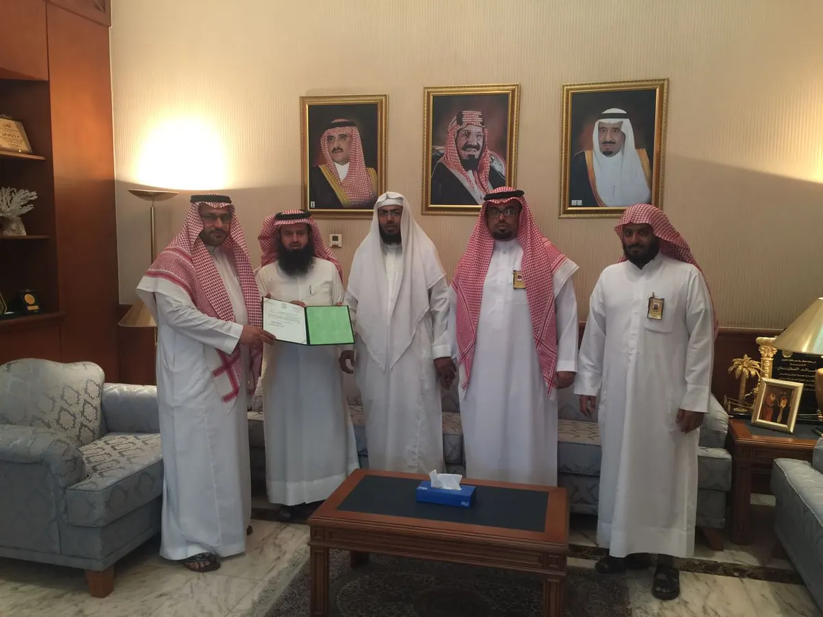 الصفيان يستقبل مدير المكتب التعاوني والدعوة والارشاد بالقطيف