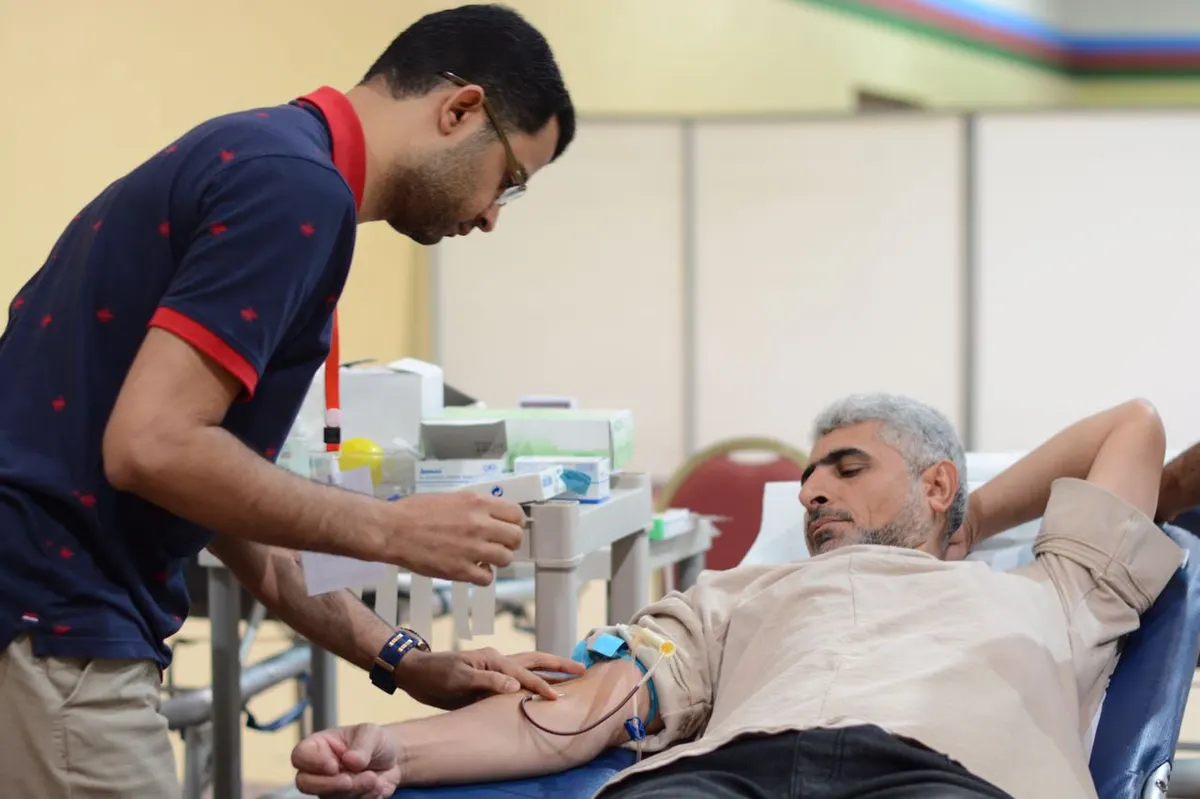الخويلدية ..بالصور ٢٢٧ متبرعا بالدم في ختام النسخة الثامنة لـ «دمك دمهم»