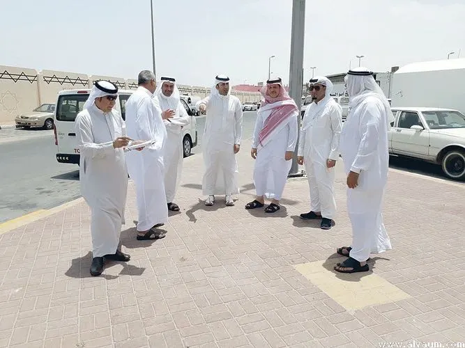 تحديد مواقع لتنفيذ مجسمات جمالية في صفوى والاوجام وأم الساهك