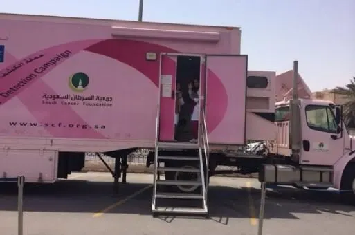 سيارة الكشف المبكر عن السرطان.. في بلدة التوبي
