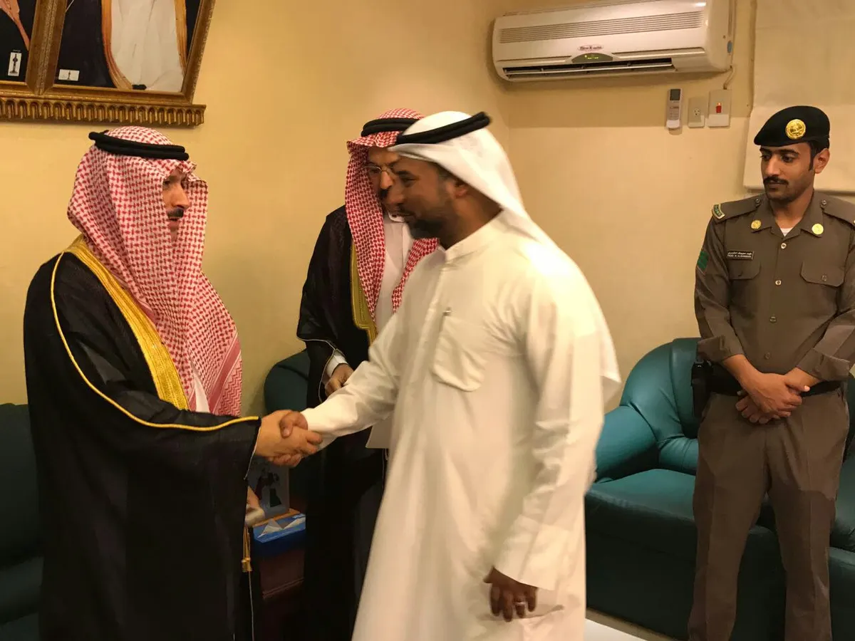 سيهات..بالصور الخالدي يستقبل جموع المبايعين لولي العهد