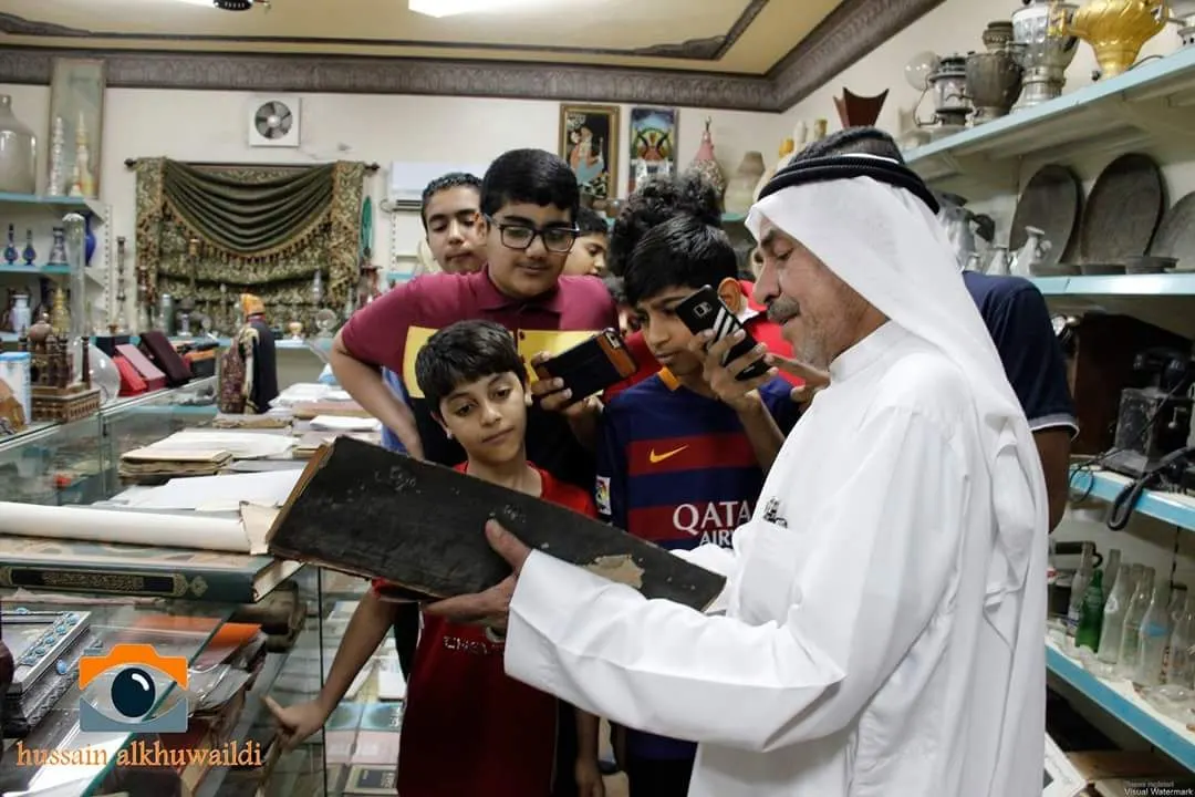 طلاب موسمي القديح يزورون متحف «آل مرار»
