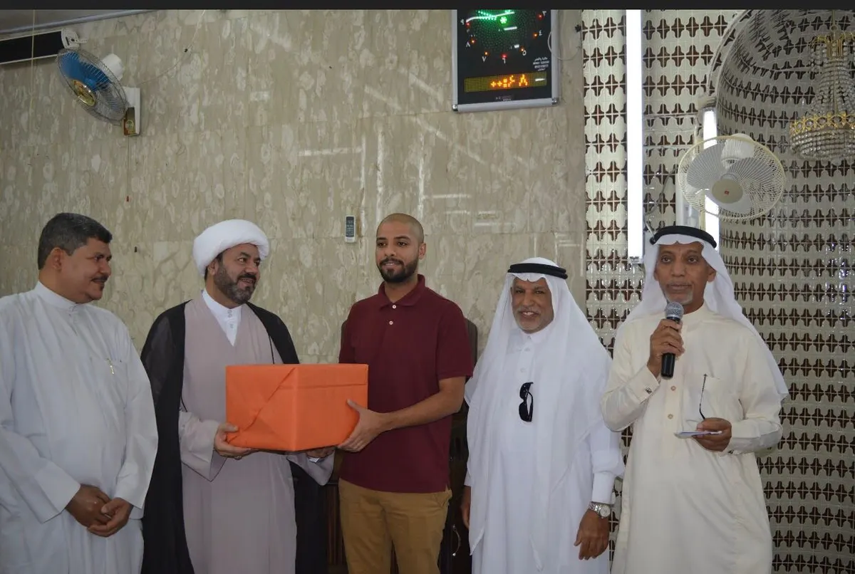 بالأسماء.. تكريم أعضاء مسجد الشيخ علي المرهون
