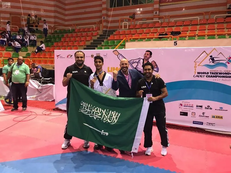 لاعب أخضر التايكوندو محمد السويق يحقق ذهبية بطولة العالم بشرم الشيخ