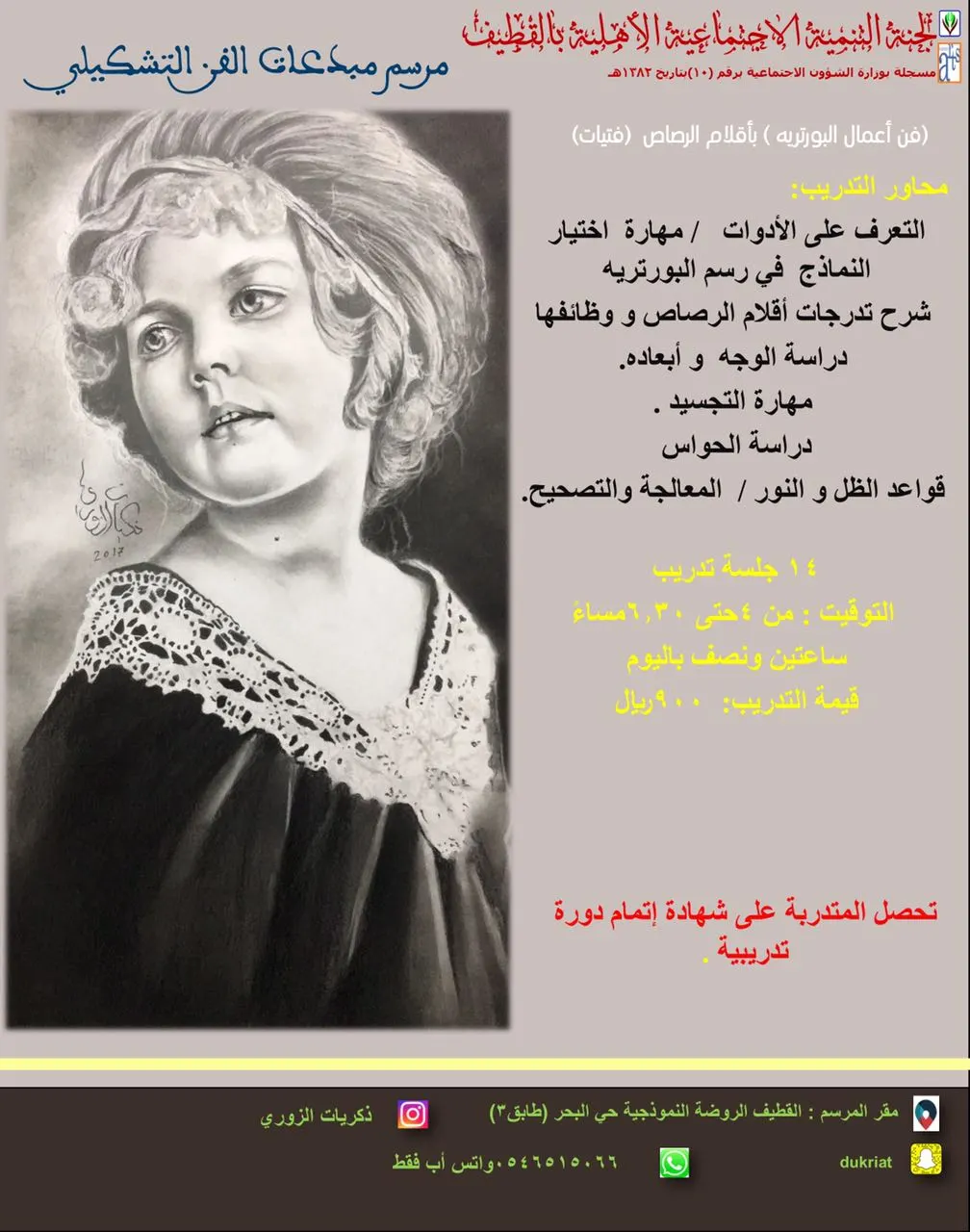 البرنامج الصيفي الثاني لمرسم مبدعات الفن التشكيلي للفنانة ذكريات الزوري