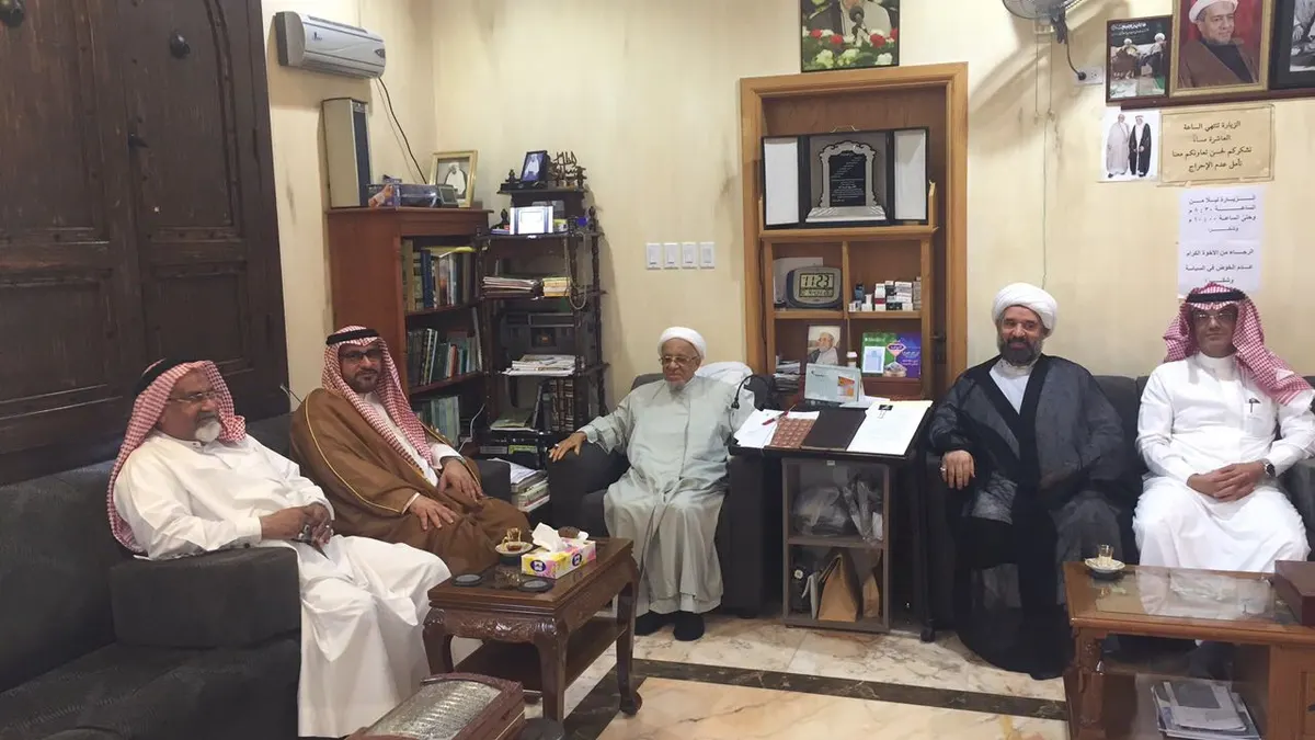 محافظ القطيف يزور الخنيزي و نصر الله