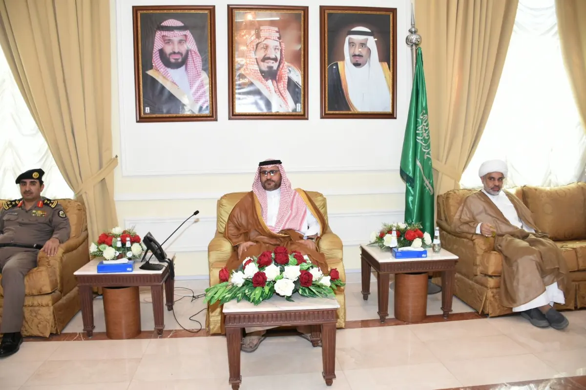 محافظ القطيف يؤكد على تعاون المواطنين مع رجال الأمن لإنجاح موسم عاشوراء