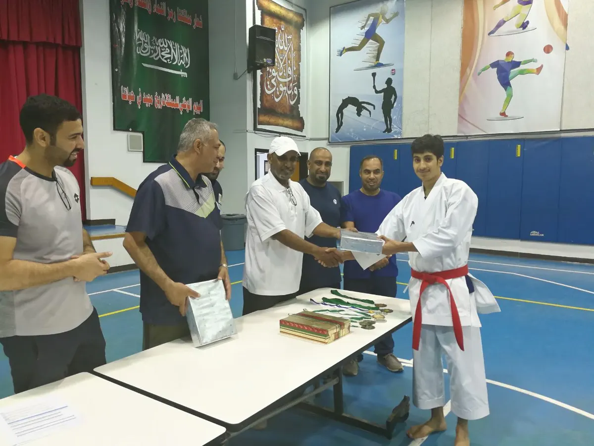 تكريم أبطال المملكة في الكاراتيه بالقطيف