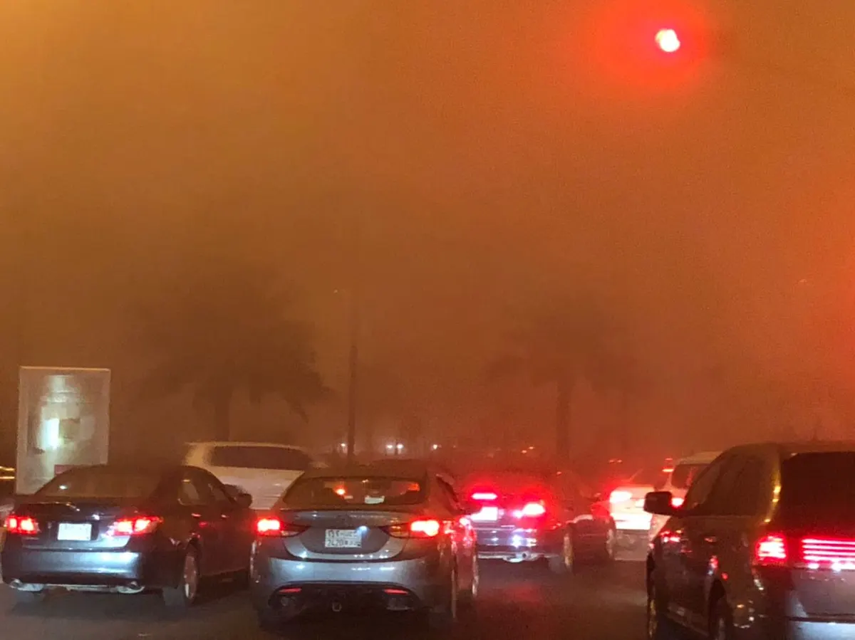 الضباب يعاود حجب الرؤية في القطيف.. شاهد الصور