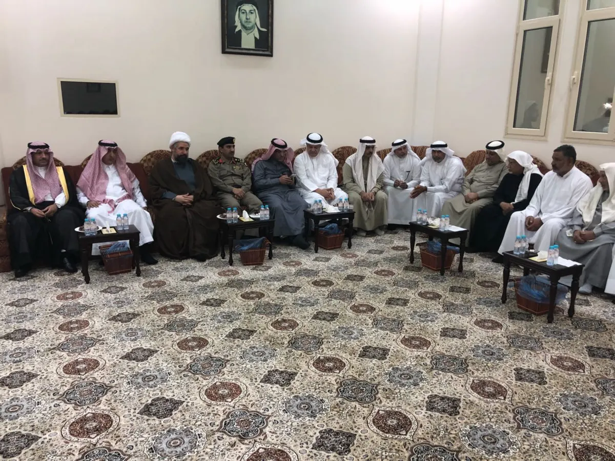محافظ القطيف ينقل تعازي خادم الحرمين الشريفين لأسرة المقدم الخياط