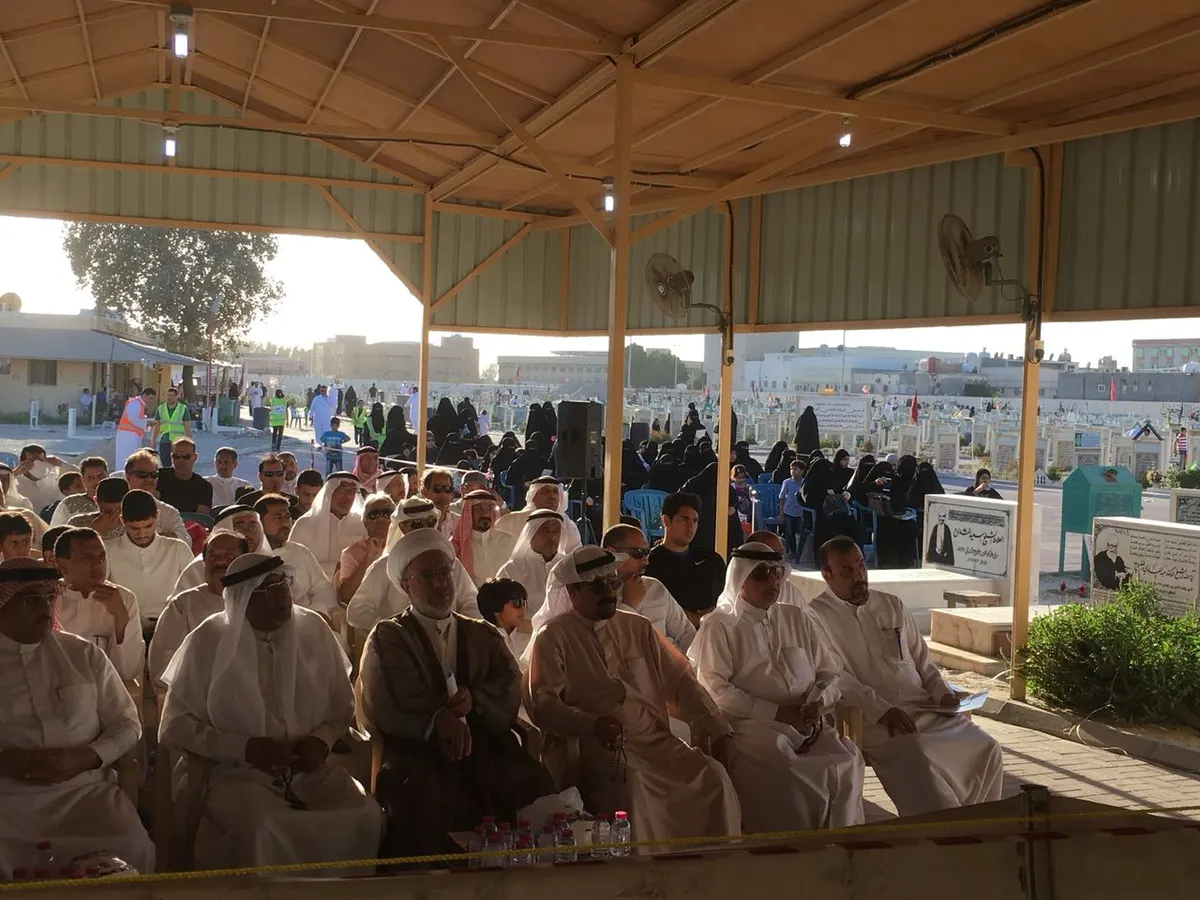 هذا ماحدث اليوم في مقابر القطيف!