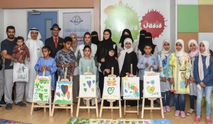 القطيف.. فنانون يزرعون الأمل في مرضى سرطان الدم بألوانهم