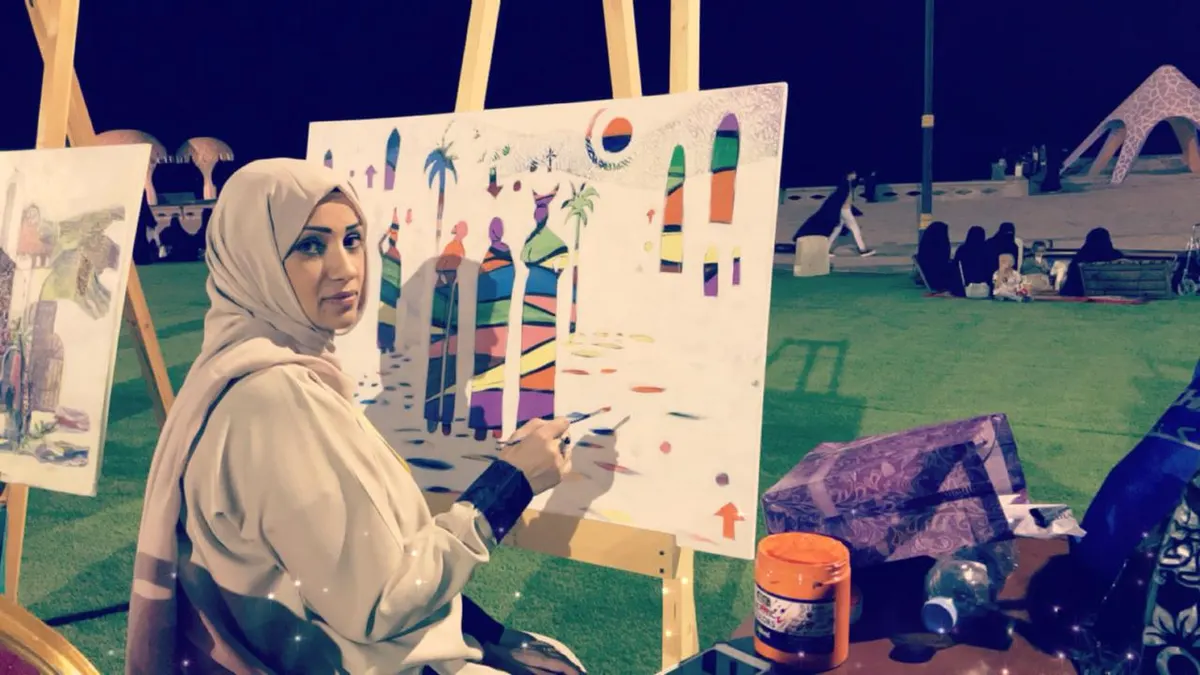 المسيري تنثر جمال فن القطيف على ضفاف البحر الأحمر