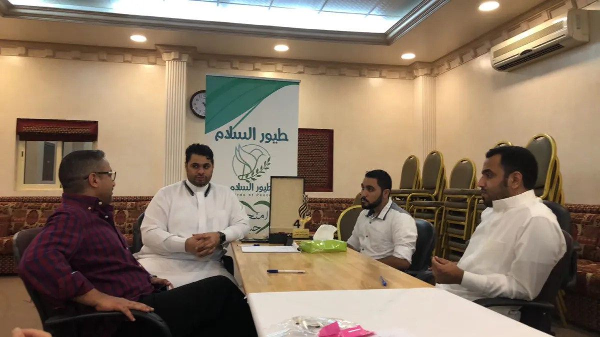 «طيور السلام» تحلق في سماء مسني سيهات