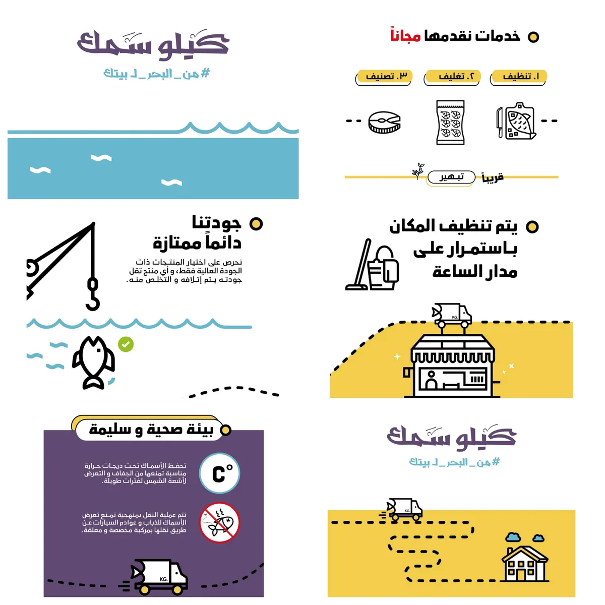 «كيلو سمك» من البحر لبيتك.. جودة وخدمات مجانية