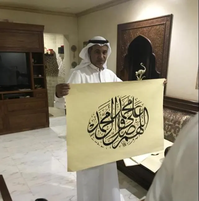 سيهات.. ابازيد يحفظ تجليات خط الثلث بالقصبة والحبر