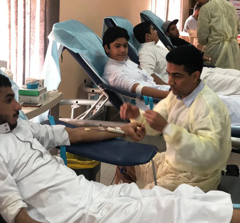 استبعاد 30 متقدمًا للتبرع بالدم في صفوى.. بسبب قلة النوم وارتفاع الضغط