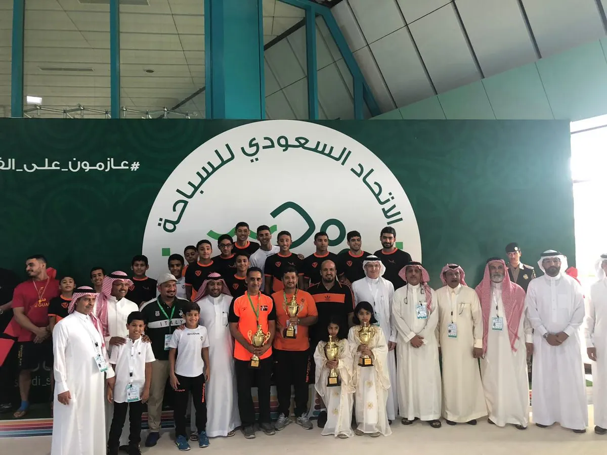 بالصور.. الصفا يتوجون بكأس بطولة المملكة للمياه المفتوحة