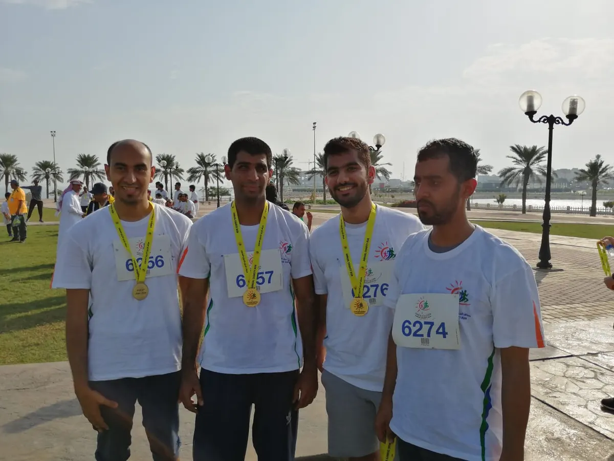 بالأسماء.. تتويج مكفوفي القطيف أبطالًا في سباق الجري الخيري بالخبر