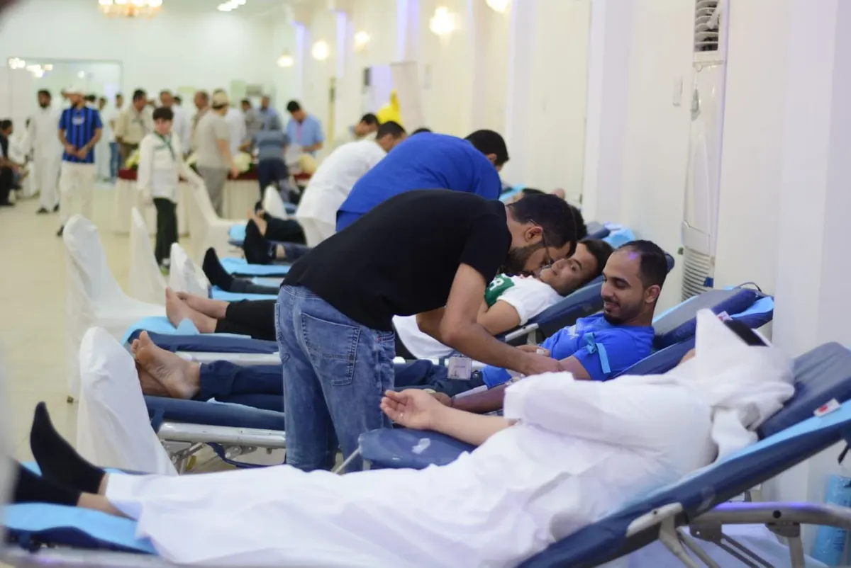 217 متبرعًا في ختام «بجودك أحيا 2» بـ حلة محيش.. شاهد الصور