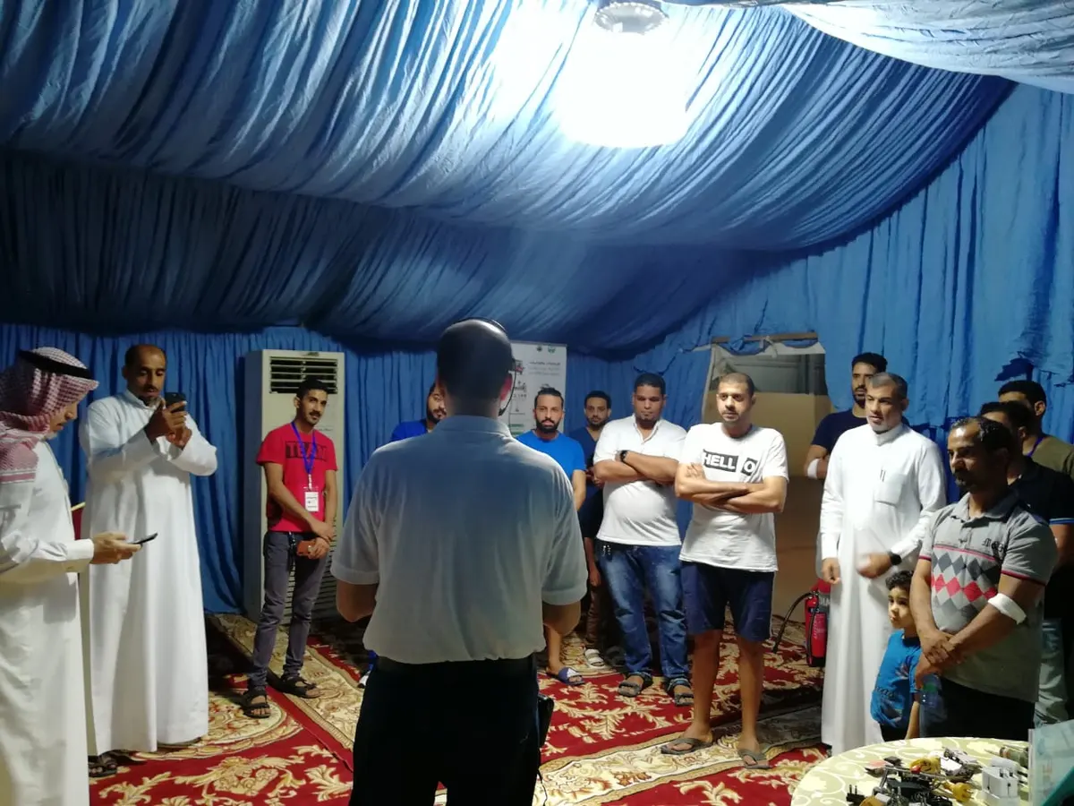في التوبي.. «سلامة أسرة» يثقّف زوّار «قطرة دمي خير» بالاستعداد للطوارئ