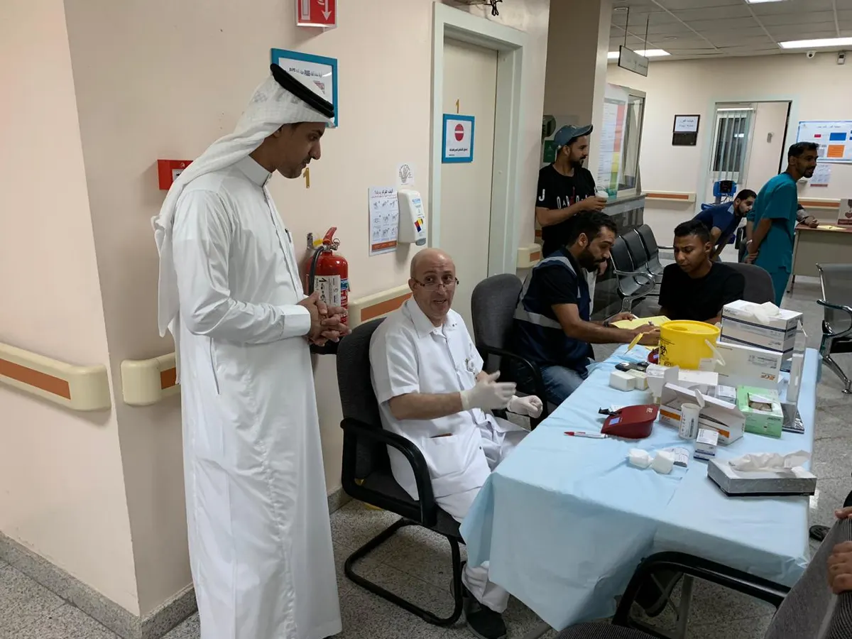 حملة تبرع في الشويكة تنتهي بـ 180 متبرعًا خلال ليلتين