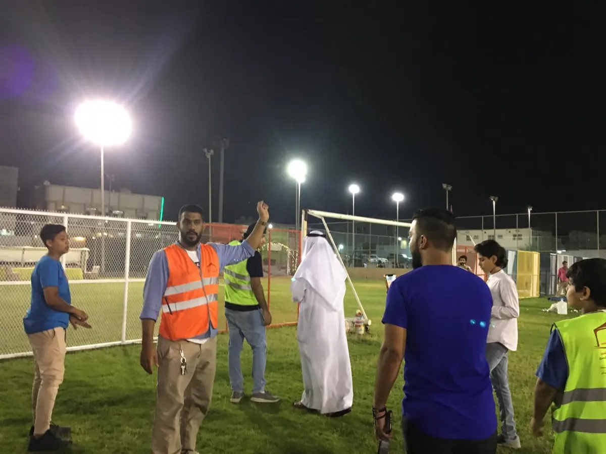 في أم الحمام.. استمرار العمل استعدادًا لـ «حلوة يا بلادي»