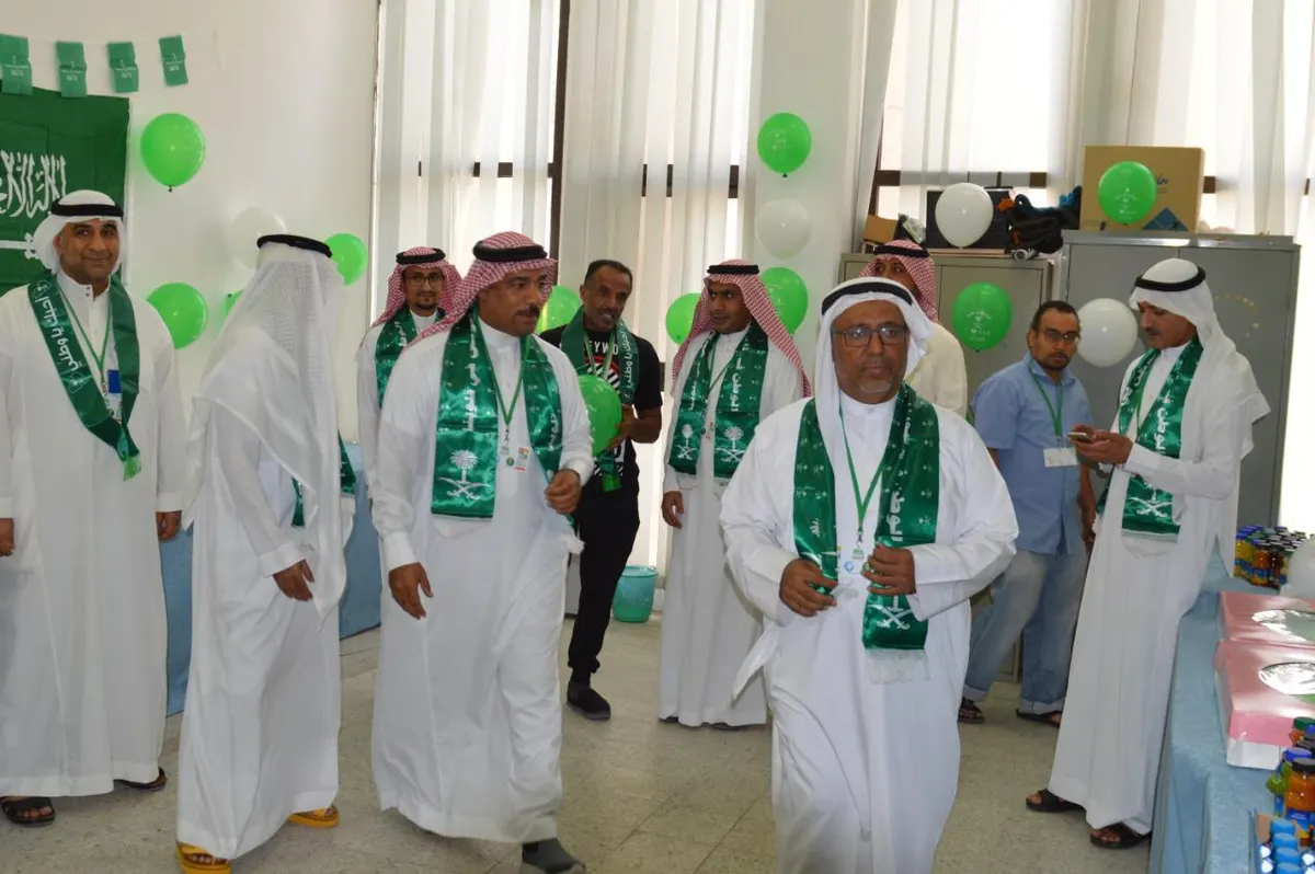 الاحتفاء بيوم الوطن الـ89 لم يغب عن كهرباء ومياه القطيف