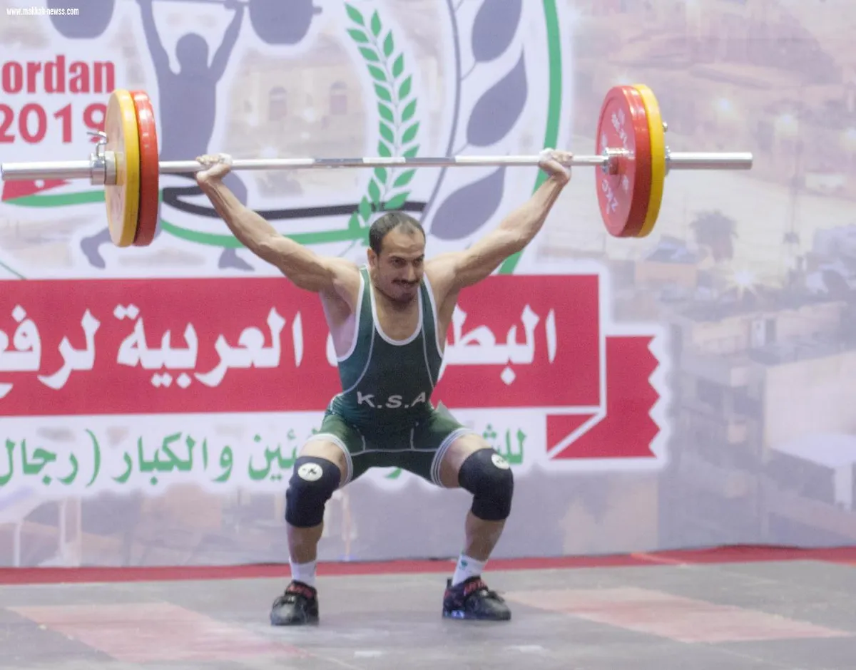 رباعو القطيف يقودون أخضر الأثقال للتألق بعربية الأردن