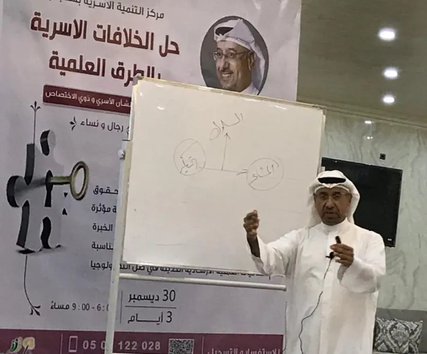 من سنابس.. العليوات محذرًا: العلاقة الإرشادية يجب أن لاتتعدى حدودها إلى عاطفية تفاديًا لحدوث كارثة