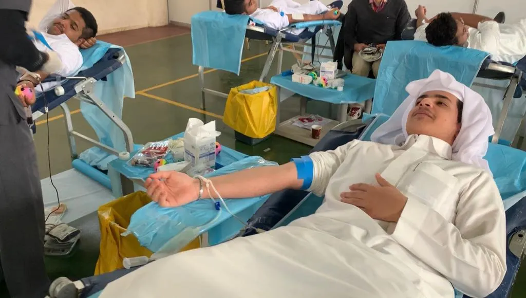 في القطيف.. «دمي فداء لوطني 2» تستقطب 240 متبرعًا