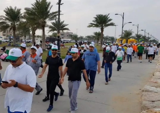«قطيفنا تمشي» تشارك في المشروع الوطني للمشي