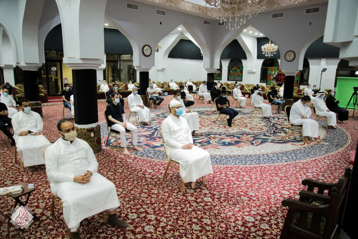 بالصور.. مجالس ومآتم القطيف ملتزمة بالتدابير الوقائية للحد من انتشار الفيروس