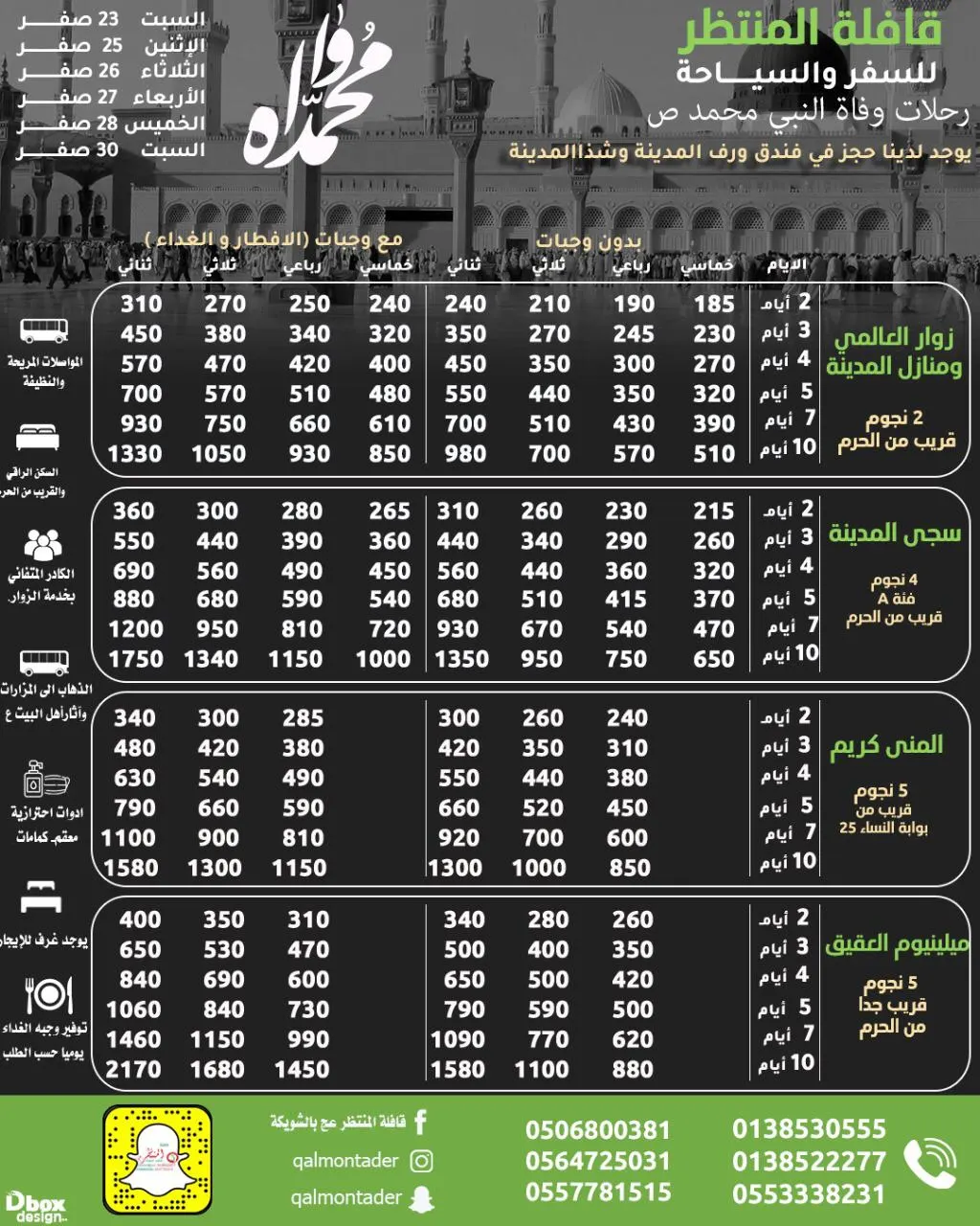 تميّز مع قافلة المنتظر (ع).. رحلة المدينة المنورة في وفاة النبي الأعظم محمد (ص)