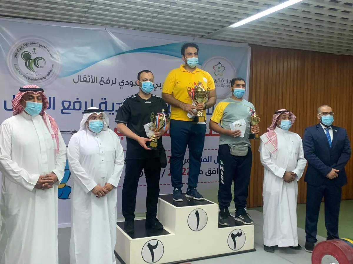 من بين 8 أندية.. شباب ترجي القطيف أبطالاً للمملكة لرفع الأثقال