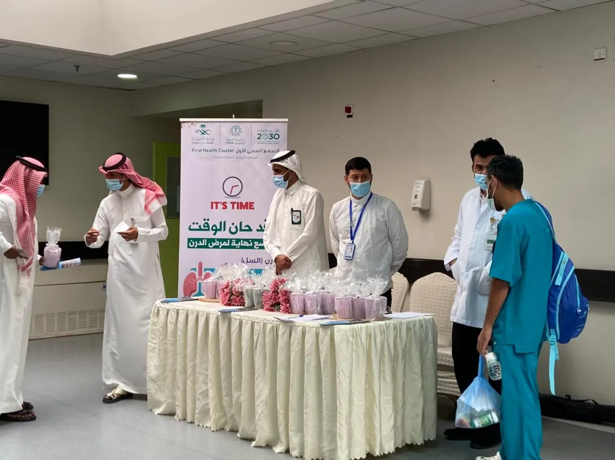 في يومه العالمي.. مركزي القطيف يكافح الدرن بفعالية توعوية