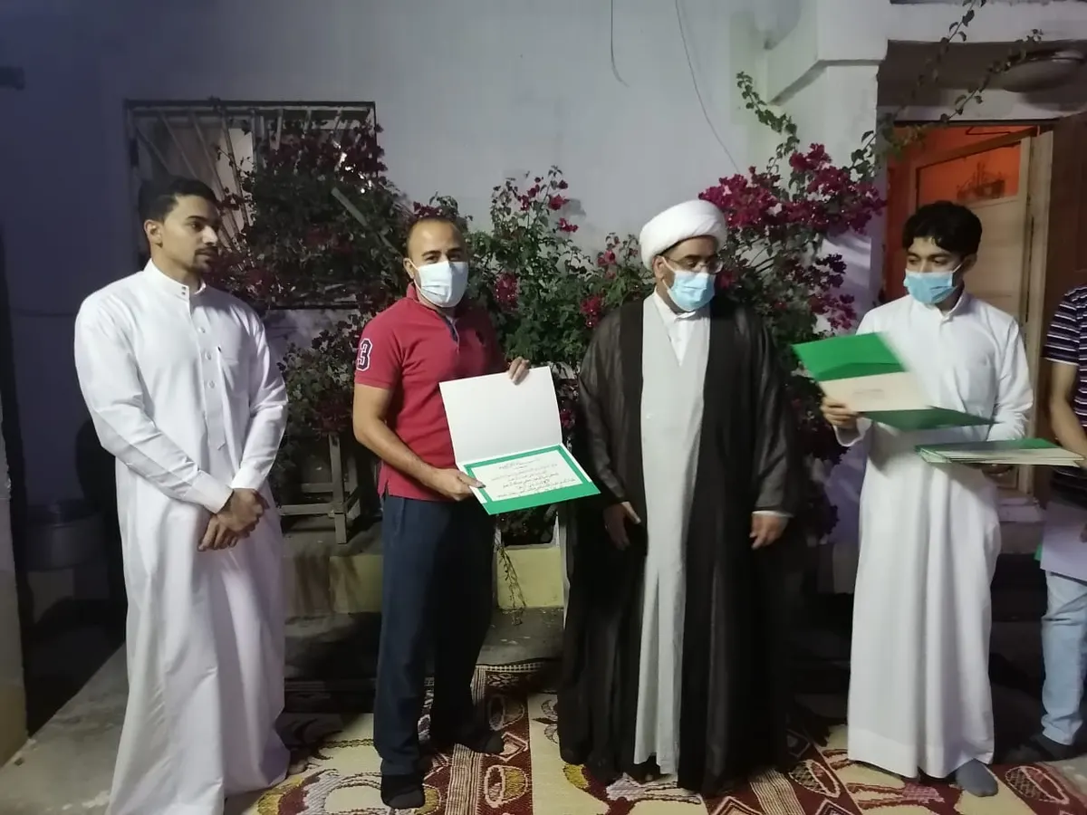 في التوبي.. أسرة الفقيد «آل عمير» تكرم متطوعي النسخة الثامنة لحملة التبرع بالدم