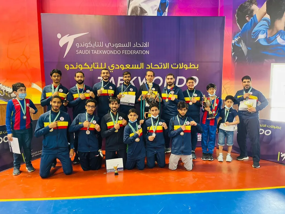 من القطيف.. الترجي بطلًا لبطولة المملكة للتايكوندو