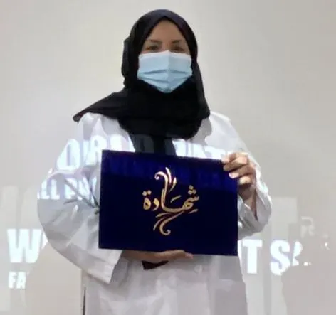من القطيف.. مركزي القطيف يكرم «غادة القديحي»