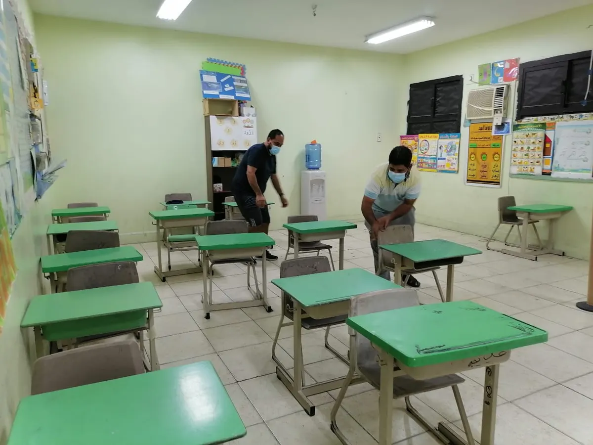 على مدى أسبوع.. شاهد بالصور ماذا فعل متطوعو تنمية التوبي بـ ابتدائية البلدة!