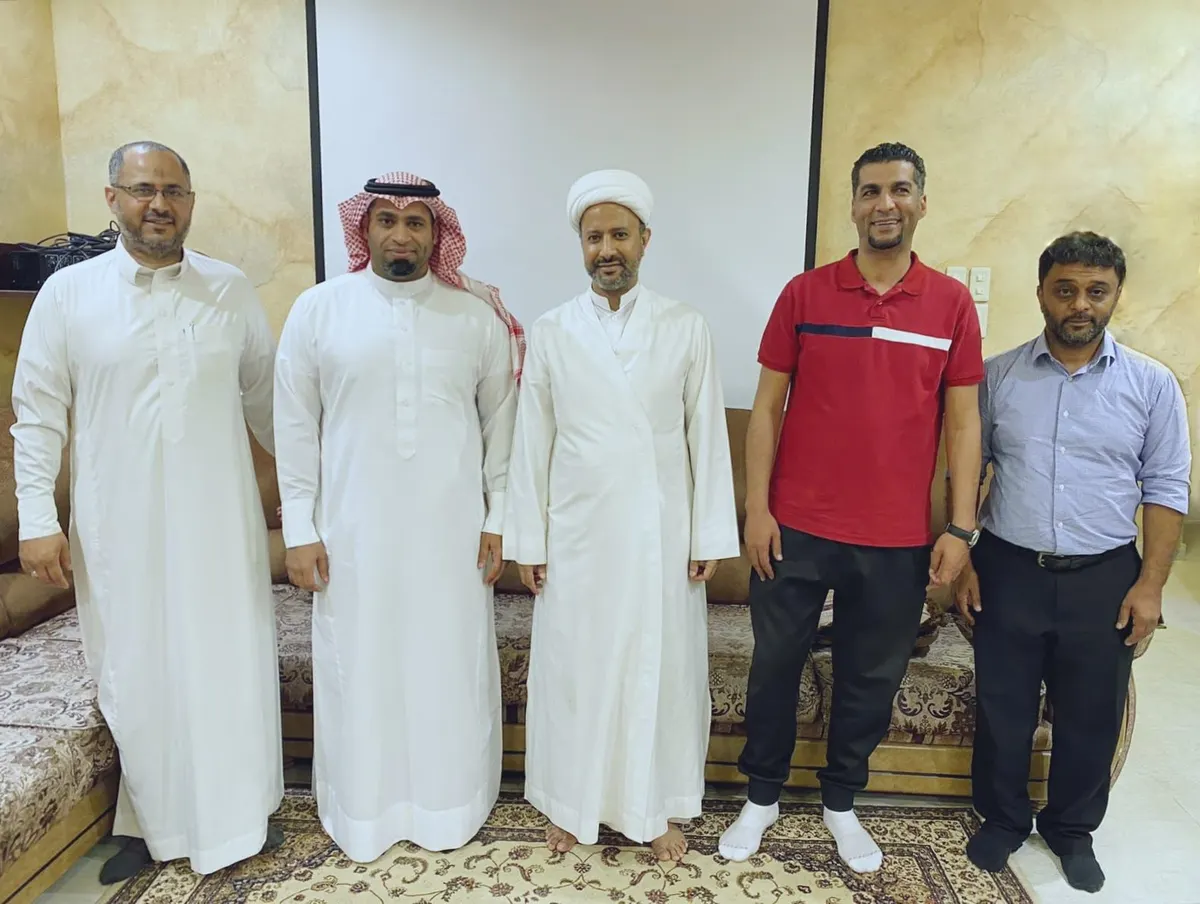 في القُديح.. الشيخ العُبيدان يحتضن اللقاء الأخوي بين أربعة من أندية القطيف لتأكيد التلاحم وعمق المحبة بين الكيانات الرياضية