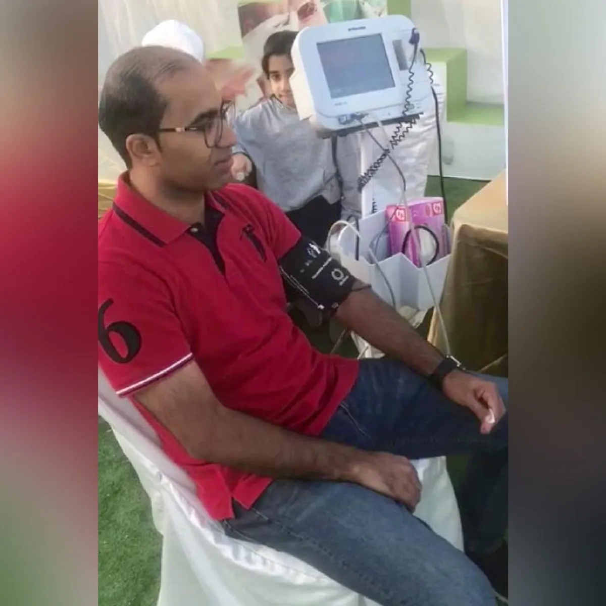 في الأوجام.. «نوافذ صحية» تحصن زائريها ضد الإنفلونزا.. وكشفها العشوائي يظهر إصابات بارتفاع الضغط والسكر