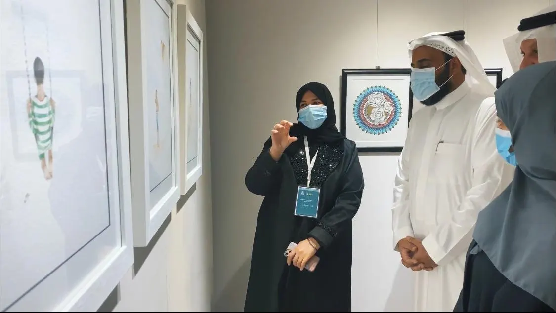من سيهات.. بالخطّة والأرجوحة والطائرة الورقية.. أفراح آل جضر تُحلق بأولى مشاركاتها الفنية في «روازن القطيف»